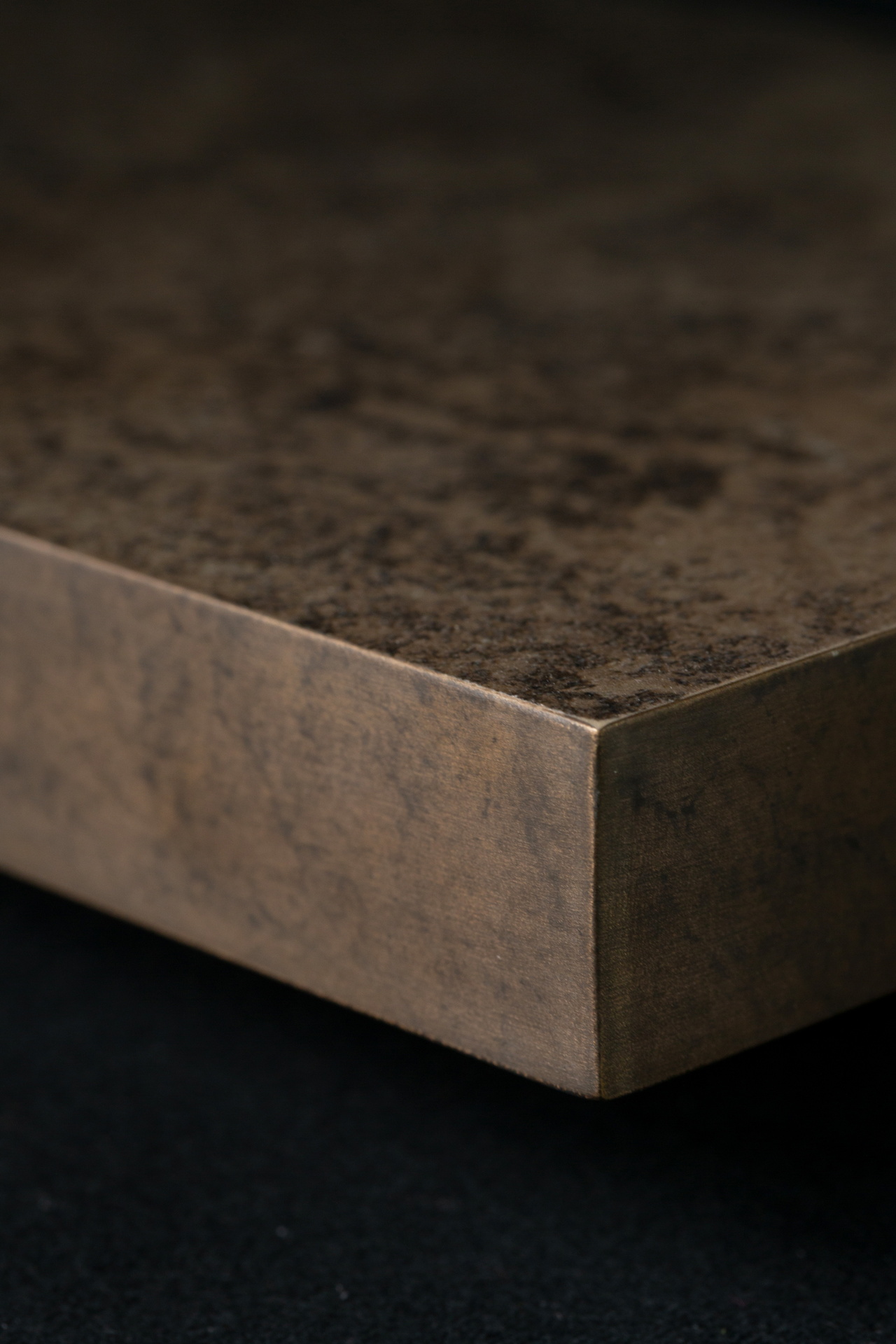 aged bronze metal banding