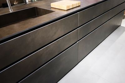 worktop with bespoke units