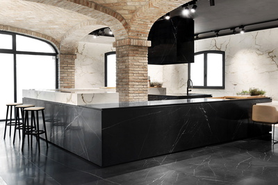 counter cladding w/matching colours