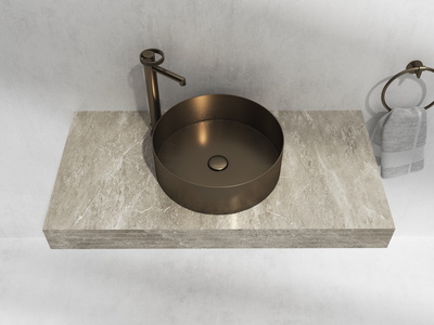 vanity top for single basin