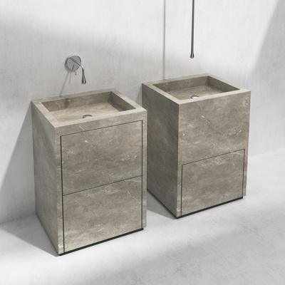 free-standing washbasin w/storage