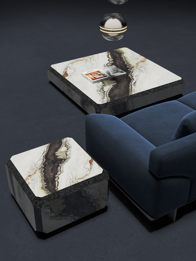 tavolino cubo grande & piccolo