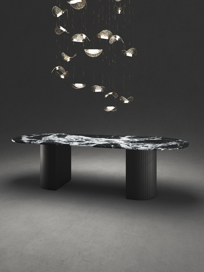 Tavolo Mezzaluna Romano dining table