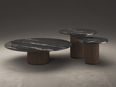 TAVOLINO ROMANO GRANDE (left) MEDIO (Centre) PICCOLO (right)