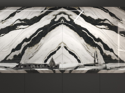 solid countertop & splashback