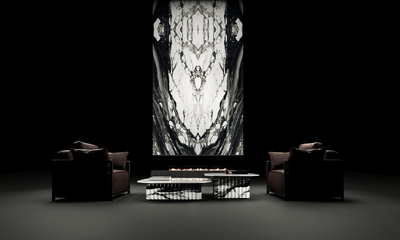 Calacatta Renoir & Paradise White