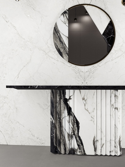 Calacatta Renoir & Black Calacatta