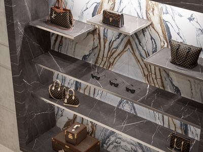 Calacatta Picasso Bookmatched