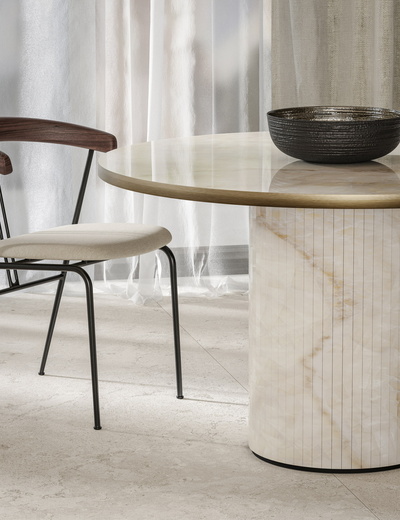 Luna Colonna Metallico | Ivory Gioiello