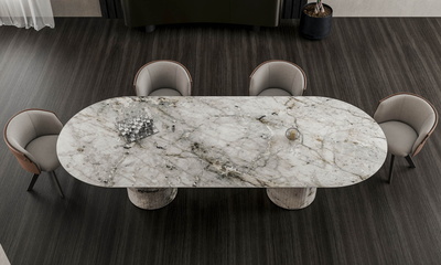 Twin Circular Base | 12mm | Laguna Blanc