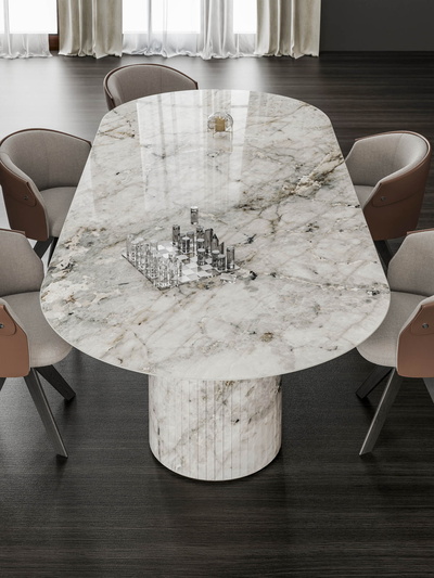 Twin Circular Base | 12mm | Laguna Blanc