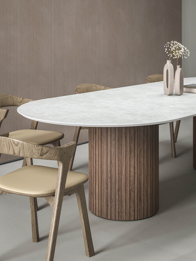 Circular wooden base | 20mm | Bianca Luna