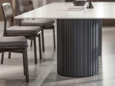 Wooden Circular Twin Base | 12mm | Taj Mahal Pearl