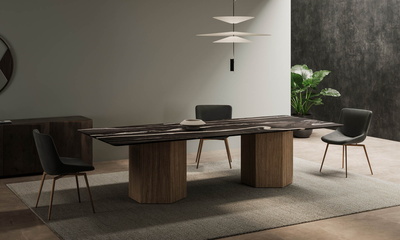 Twin Hexagon Base | 20mm | Black Horse