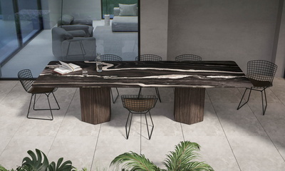 Twin Hexagon Base | 20mm | Black Horse