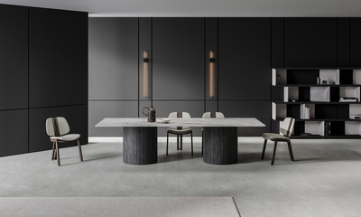 Twin Circular Base | 12mm | Michelangelo Bianco