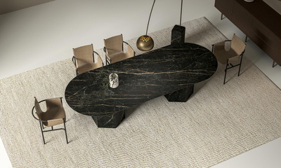 Twin Hexagon Base | 12mm | Laurent Golden