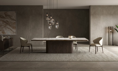 Pedestal Base | Metal Edge Venner | Laguna Blanc