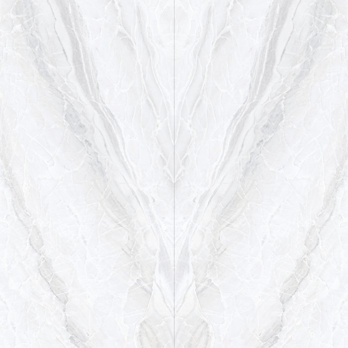 Bookmatch Bliss - Paradise White Bookmatched – Polished