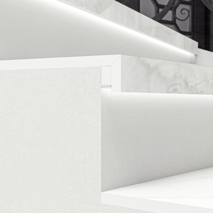 Mitred Apron w/LED Channel Mitred Apron w/LED Channel