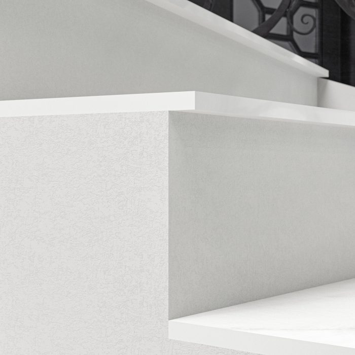 Polished Straight Edge Edge Profile - Double Bevelled Edge