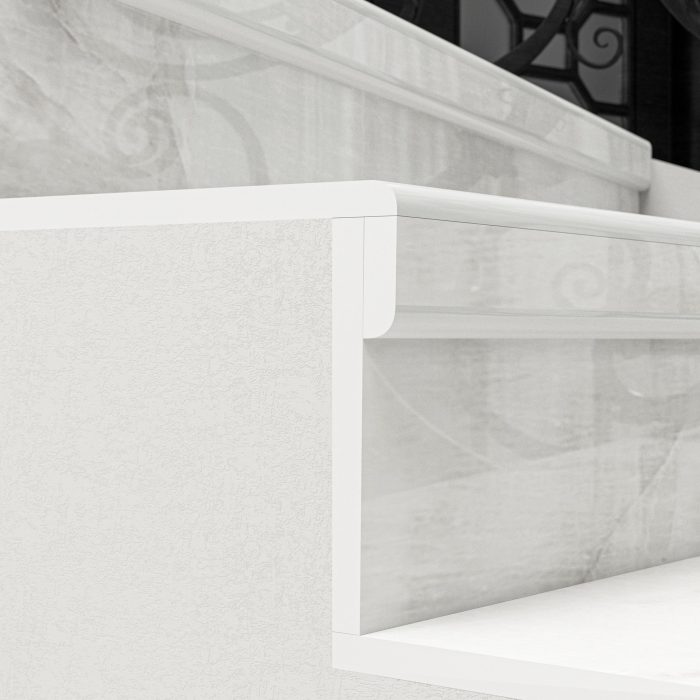 Double Half Bullnose w/Riser Edge Profile - Straight