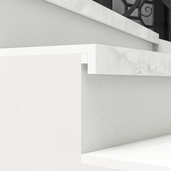 Mitred Apron w/Shadow Gap Edge Profile - Straight