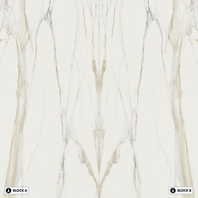 Bookmatch Bliss - Marble Calacatta Gold Bookmatched – Natural