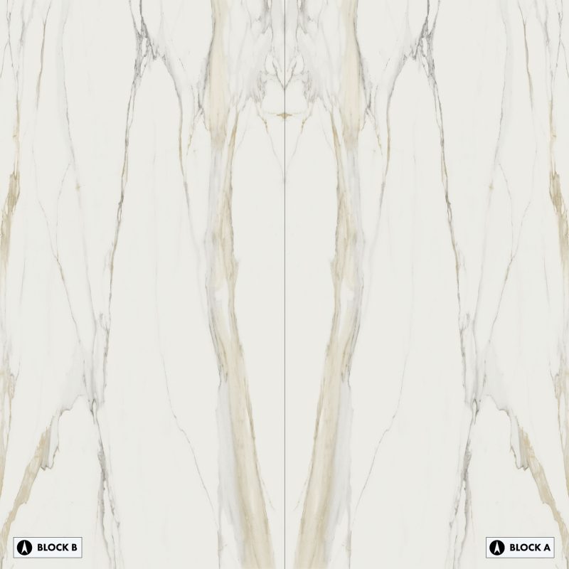 Bookmatch Bliss - Marble Calacatta Gold Bookmatched – Natural