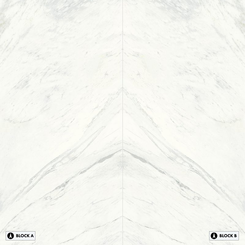 Grandi Marmi - Bianco Elegante Bookmatched – Polished