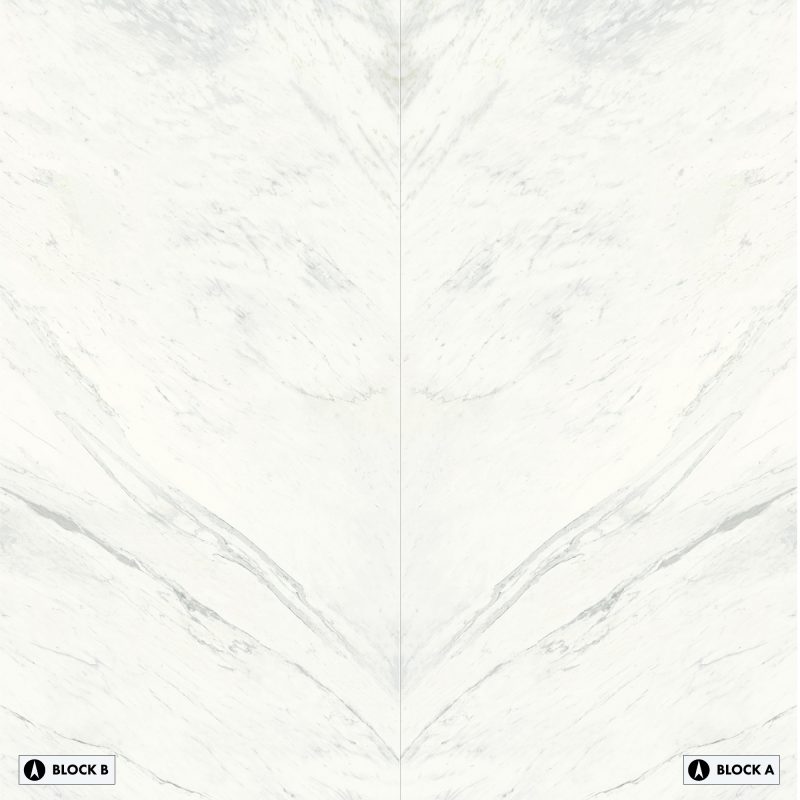 Grandi Marmi - Bianco Elegante Bookmatched – Polished