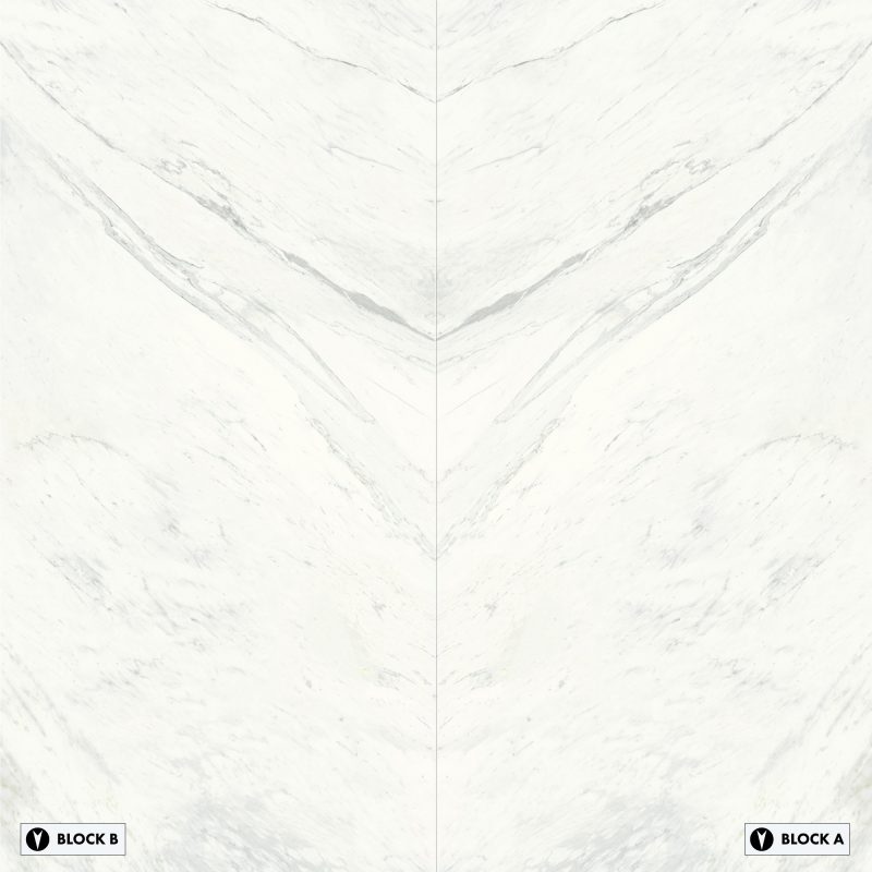 Grandi Marmi - Bianco Elegante Bookmatched – Polished