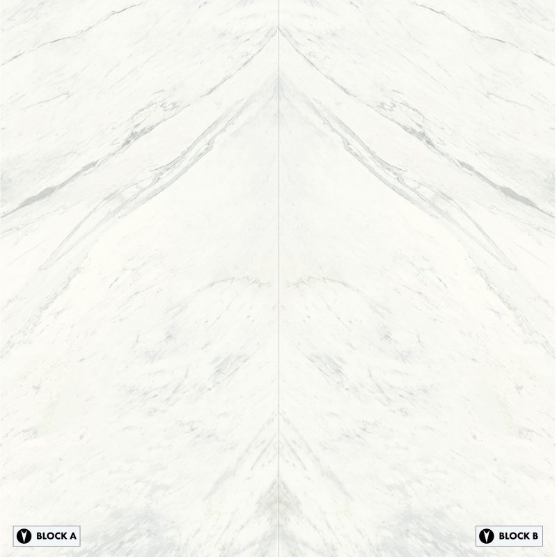 Grandi Marmi - Bianco Elegante Bookmatched – Polished