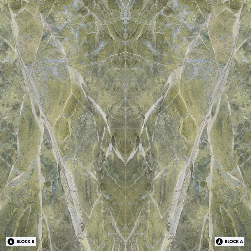 Bookmatch Bliss - Irish Green Bookmatched – Polished