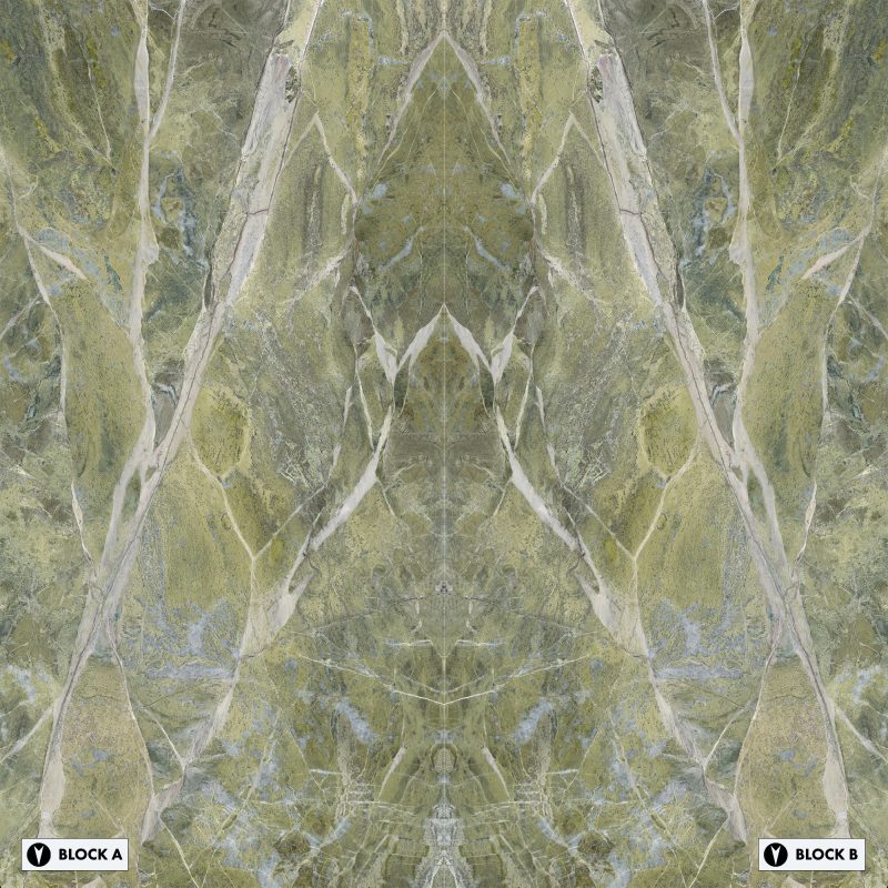 Bookmatch Bliss - Irish Green Bookmatched – Polished