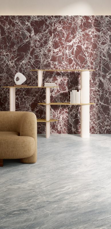 Ocean Grey & Rosso Levanto 22184