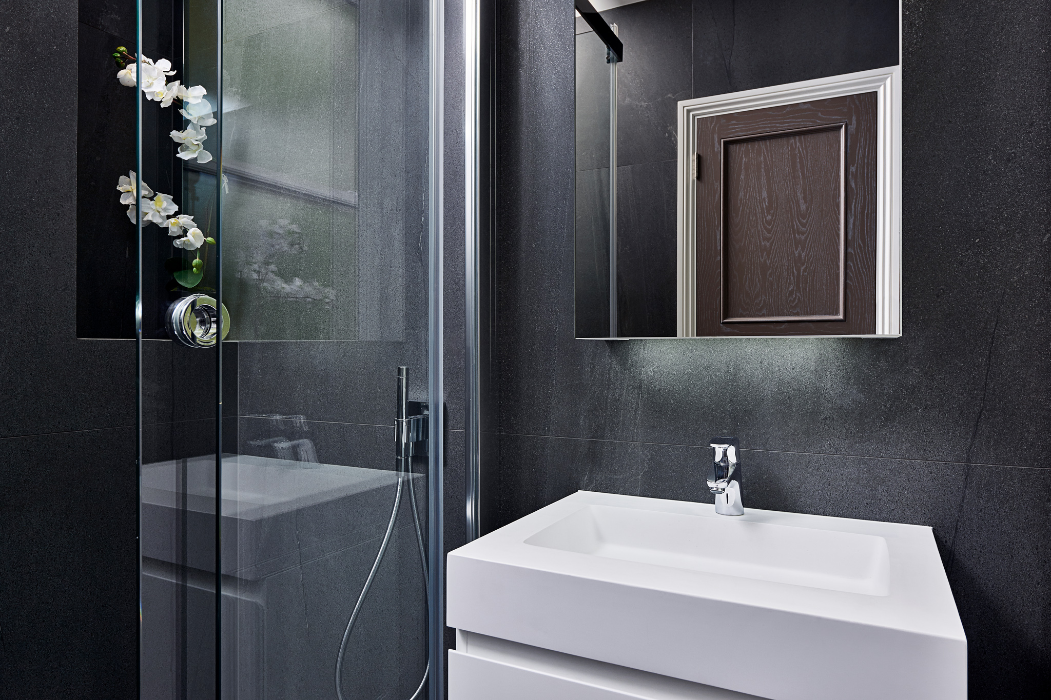 Introducing Basalt Stone A New Effect Porcelain Tile From Italy Basalt Stone Antracite 8925