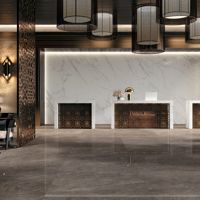 Capri - Natural porcelain tile from our Corona Tile Collection