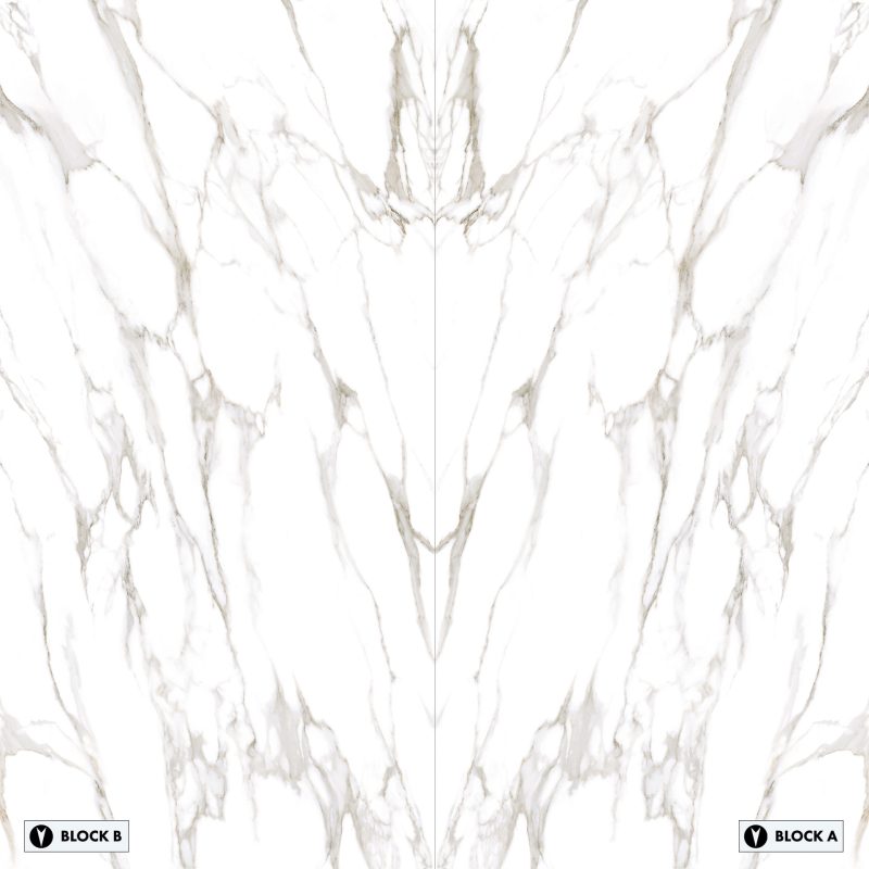TM12 Bookmatched - Statuario Reale Bookmatched – Polished