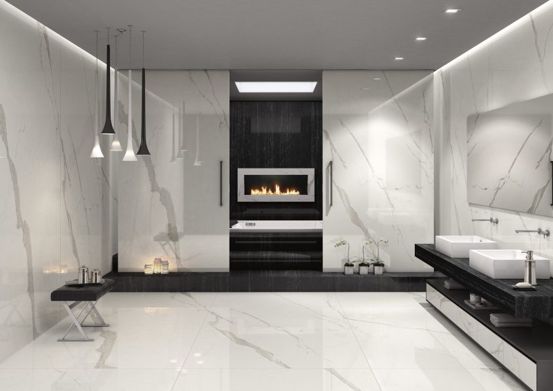 Stone Sense – Statuario Extra & Nero Port 16082