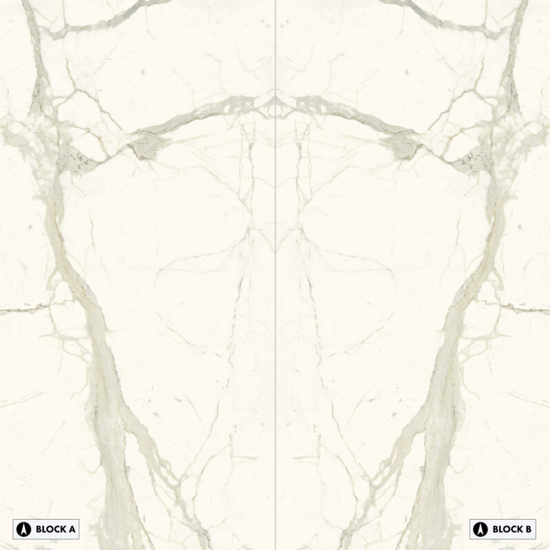 Marble Slabs - Calacatta Bookmatched – Polished