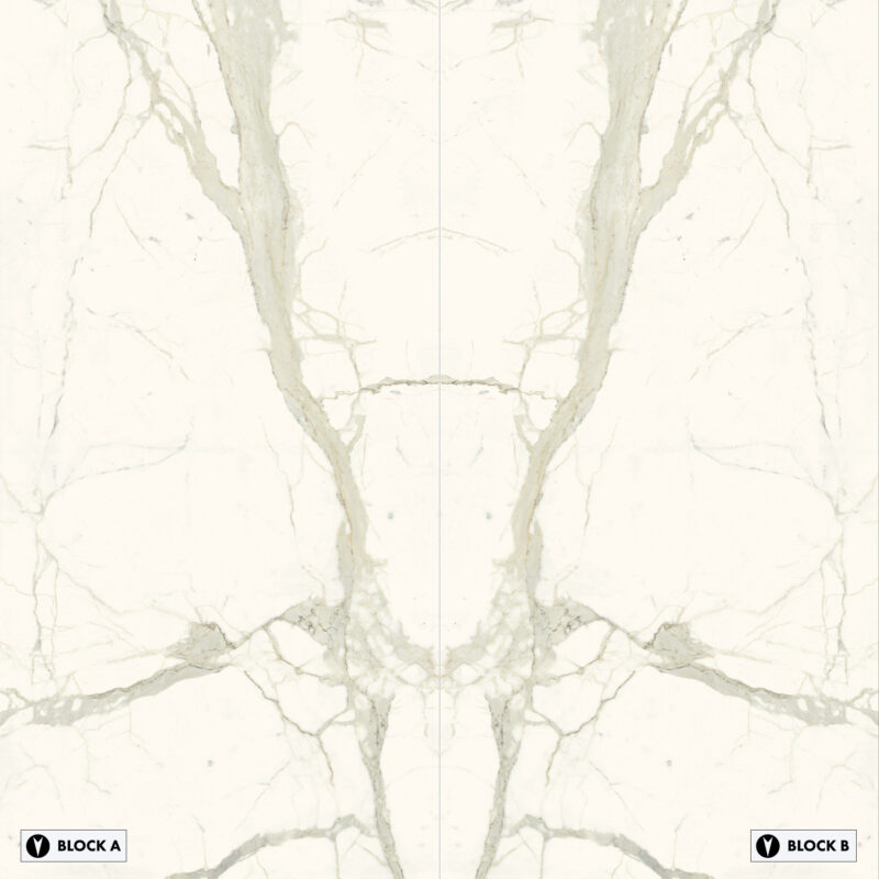 Marble Slabs - Calacatta Bookmatched – Polished