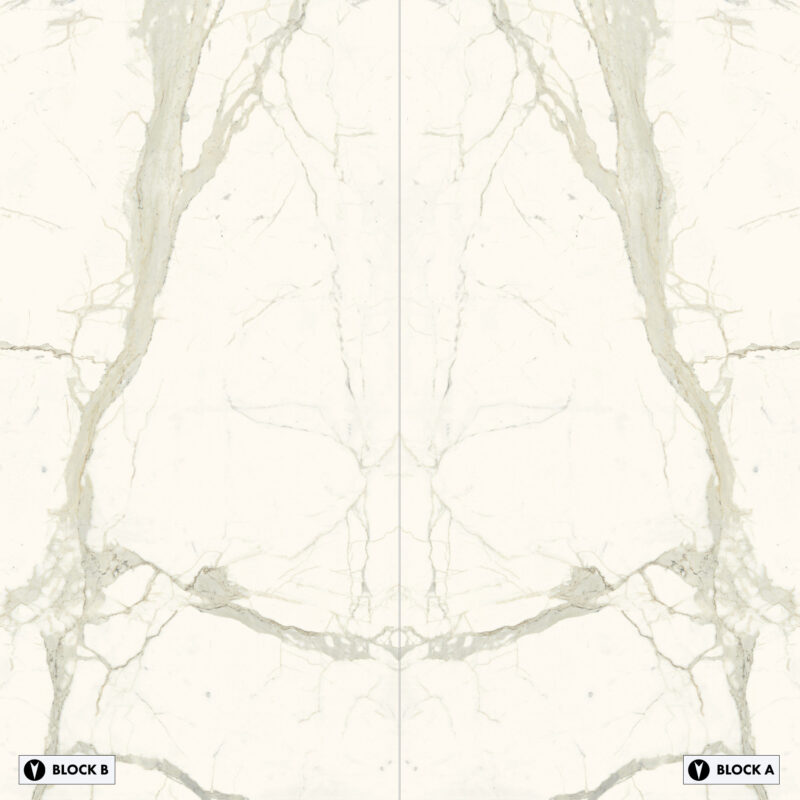 Marble Slabs - Calacatta Bookmatched – Polished