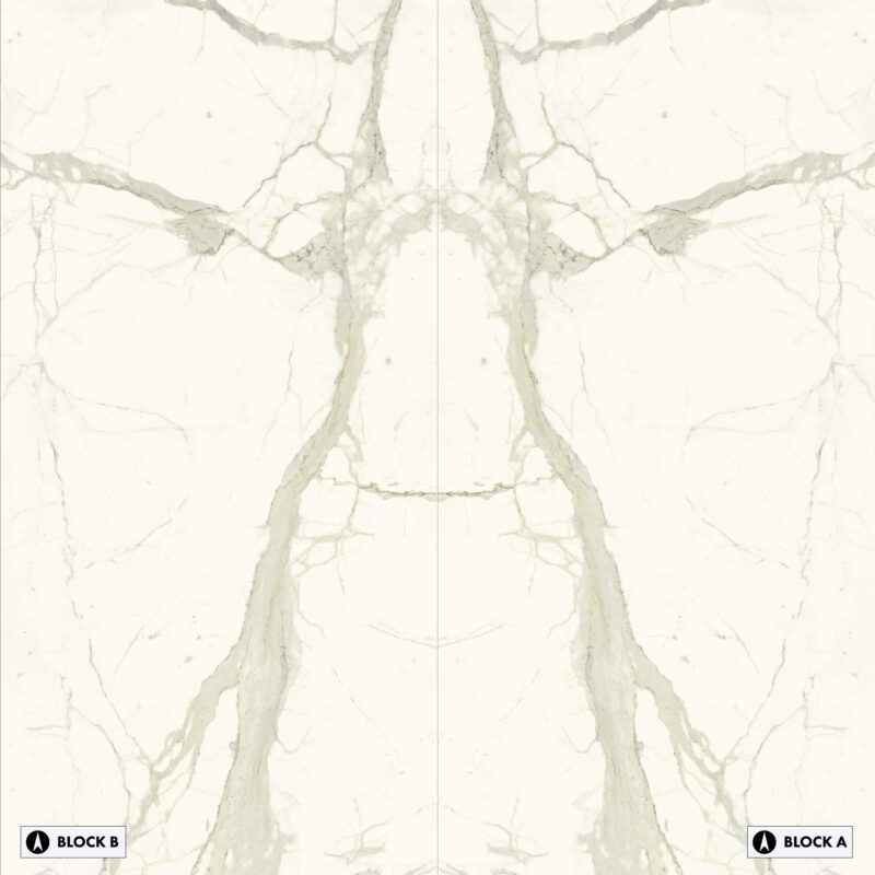 Marble Slabs - Calacatta Bookmatched – Polished