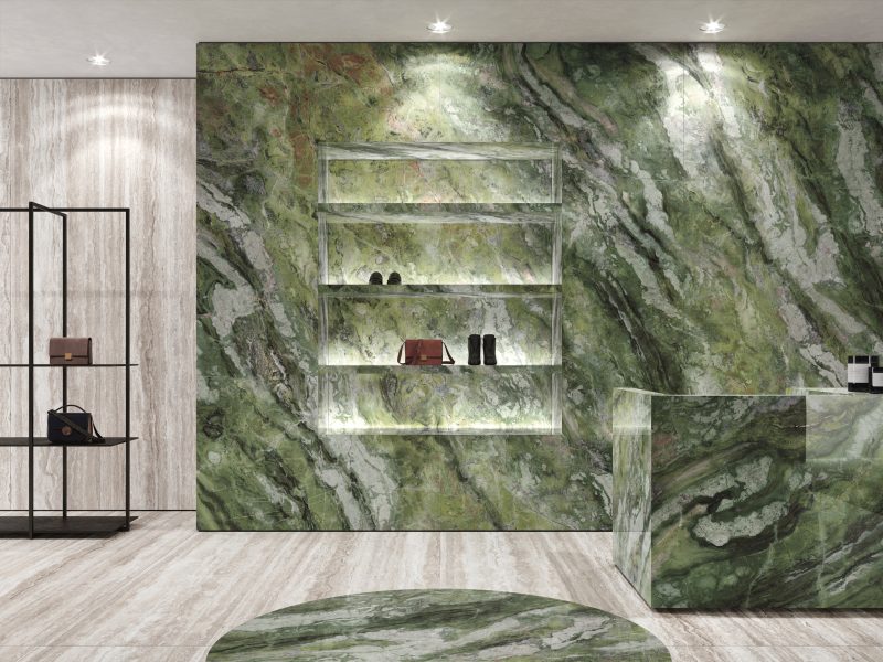 Stone Sense – Travertino & Irish Green 28013