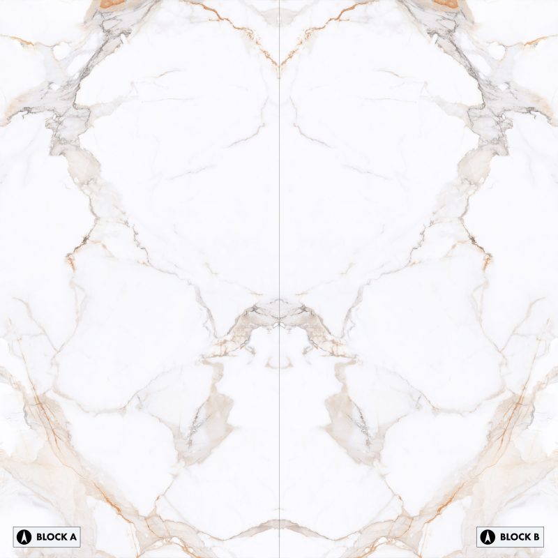 Bookmatch Bliss - Calacatta Golden Bookmatched – Silk