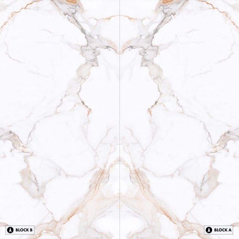 Bookmatch Bliss - Calacatta Golden Bookmatched – Silk