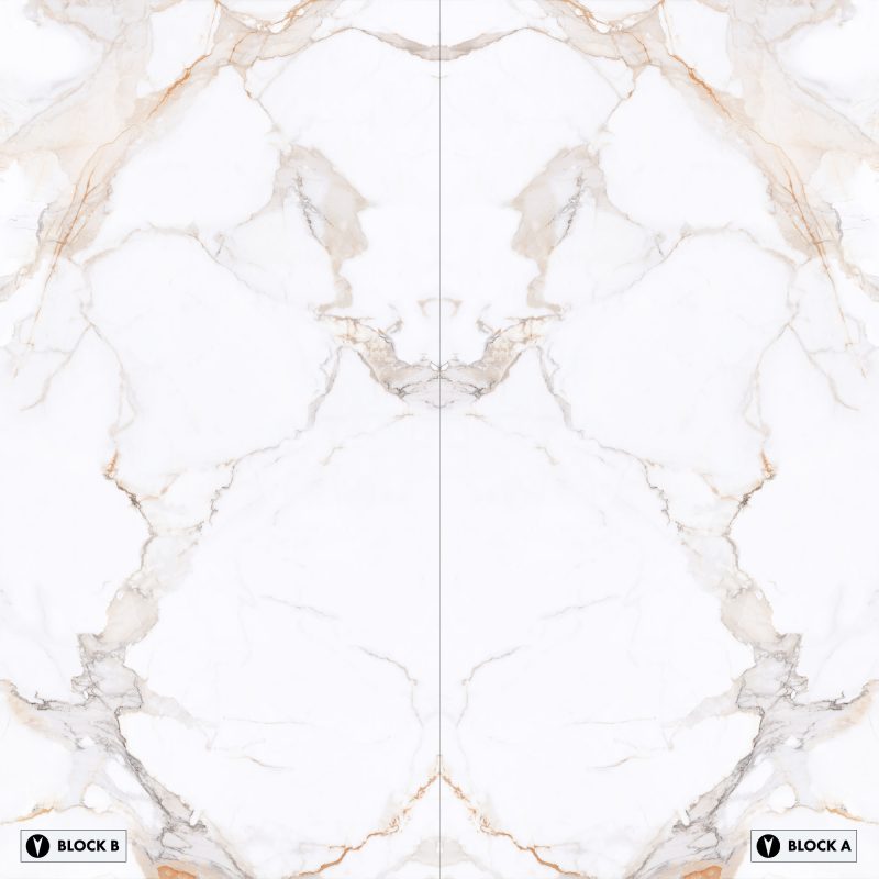 Bookmatch Bliss - Calacatta Golden Bookmatched – Silk