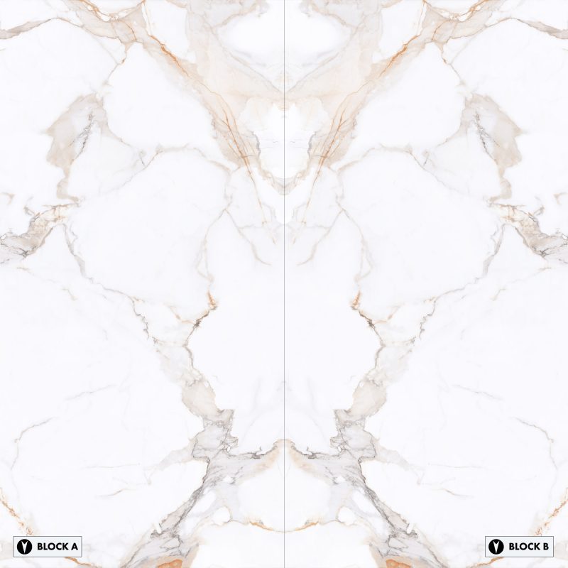 Bookmatch Bliss - Calacatta Golden Bookmatched – Silk