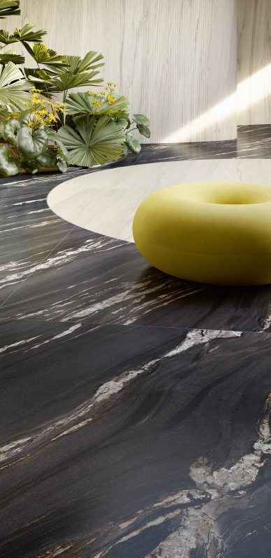 cosmic Black & cremo calacatta 22175